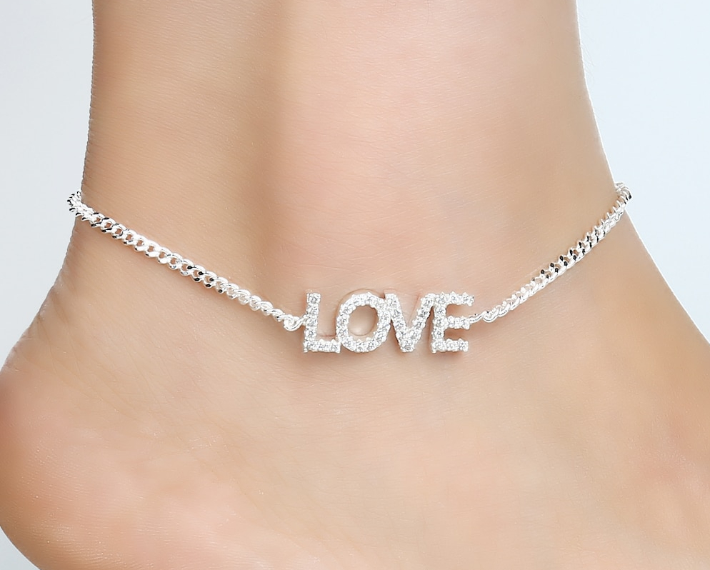 Women Crystal Anklet